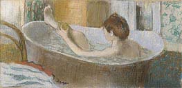 Woman in her Bath, Sponging her Leg | Edgar Degas | Gemälde Reproduktion