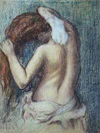 Degas | Woman at her Toilet | Giclée Canvas Print