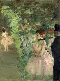 Ballerinas Backstage | Edgar Degas | Gemälde Reproduktion
