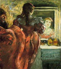Actress in Her Dressing Room | Degas | Painting Reproduction