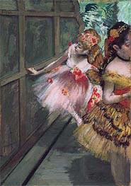 Degas | Dancers in the Wings, 1880 | Giclée Paper Art Print
