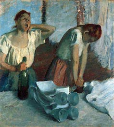 Degas | Women Ironing, c.1884 | Giclée Canvas Print
