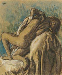 At Rest after the Bath | Degas | Painting Reproduction