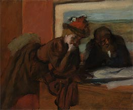 The Conversation, c.1885/95 by Edgar Degas | Canvas Print
