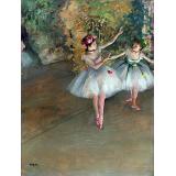Two Dancers on a Stage, c.1874 - Edgar Degas
