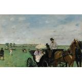 A Carriage at the Races in the Countryside | Edgar Degas
