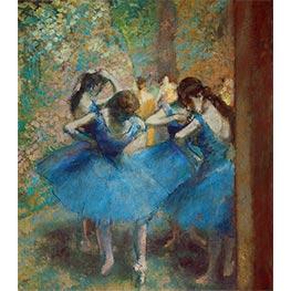 Dancers in Blue | Edgar Degas