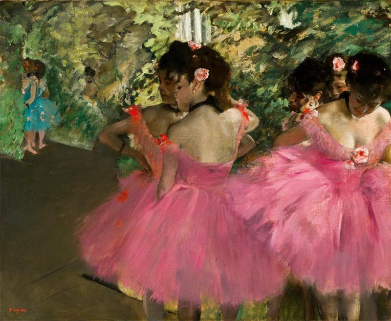 Dancers in Pink, c.1876 - Edgar Degas