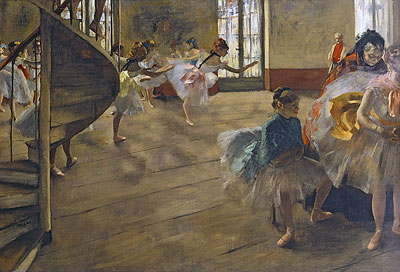 Degas | The Rehearsal, c.1877 | Giclée Canvas Print
