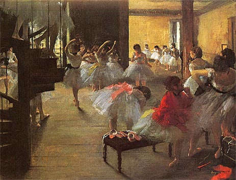 Schule des Balletts, c.1873 | Edgar Degas | Giclée Leinwand Kunstdruck