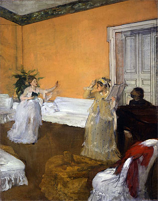 Die Songprobe, c.1872/73 | Edgar Degas | Giclée Leinwand Kunstdruck