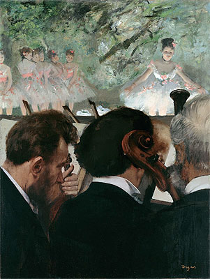 Musicians in the Orchestra, 1872 | Edgar Degas | Giclée Canvas Print