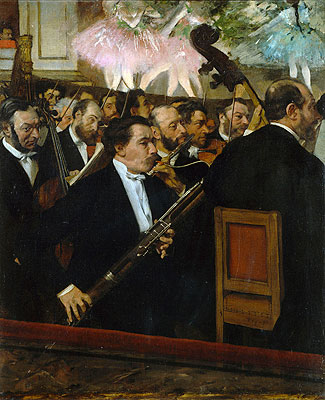Das Opernorchester, c.1870 | Edgar Degas | Giclée Leinwand Kunstdruck