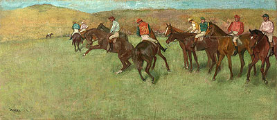 At the Races - Before the Start, c.1885/92 | Edgar Degas | Giclée Canvas Print