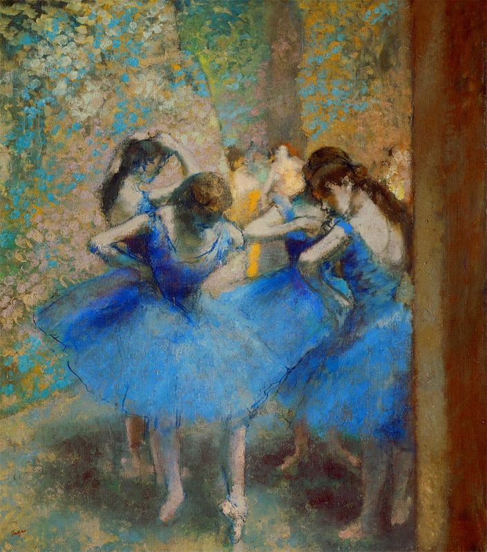 Tänzerinnen in Blau, 1890 | Edgar Degas