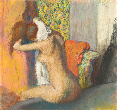 After the Bath, Woman Drying her Neck, 1898 | Edgar Degas | Giclée Paper Art Print