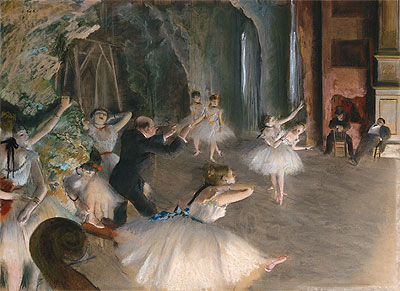 The Rehearsal Onstage, c.1874 | Edgar Degas | Giclée Papier-Kunstdruck