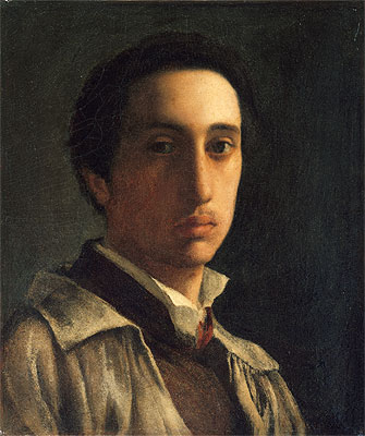 Self-Portrait, c.1854 | Edgar Degas | Giclée Leinwand Kunstdruck