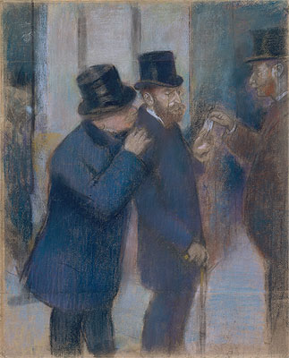 Portraits at the Stock Exchange, c.1878/79 | Degas | Giclée Papier-Kunstdruck