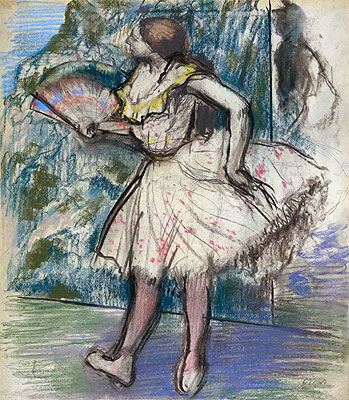 Degas | Dancer with a Fan, c.1890/95 | Giclée Paper Art Print