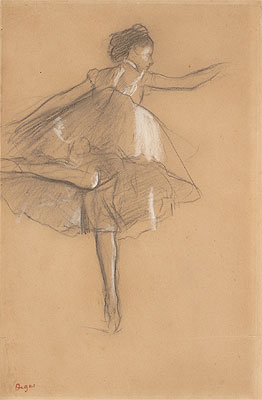 Degas | Dancer on Pointe, c.1878 | Giclée Papier-Kunstdruck
