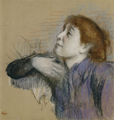Degas | Bust of a Woman, c.1880/85 | Giclée Paper Art Print