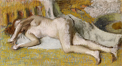 Degas | Nach dem Bad, 1885 | Giclée Papier-Kunstdruck