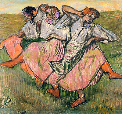 Drei Russische Tänzer, n.d. | Edgar Degas | Giclée Papier-Kunstdruck