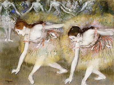 Dancers Bending Down, undated | Degas | Giclée Paper Art Print