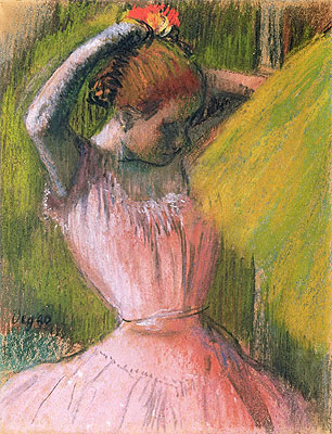 Dancer Arranging Her Hair, c.1900/12 | Edgar Degas | Giclée Paper Art Print