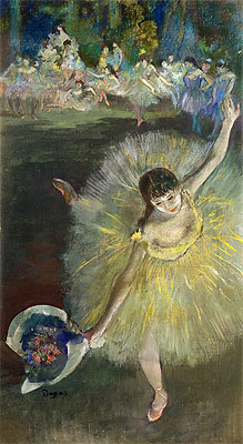 Degas | End of an Arabesque, c.1877 | Giclée Canvas Print