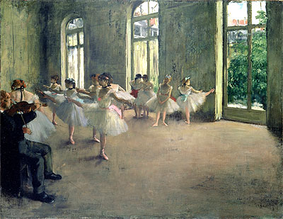 Degas | The Rehearsal, c.1873/78 | Giclée Canvas Print