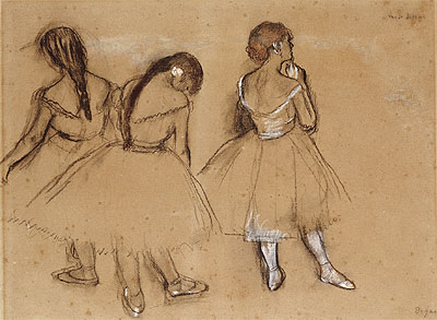 Three Dancers, undated | Degas | Giclée Paper Print