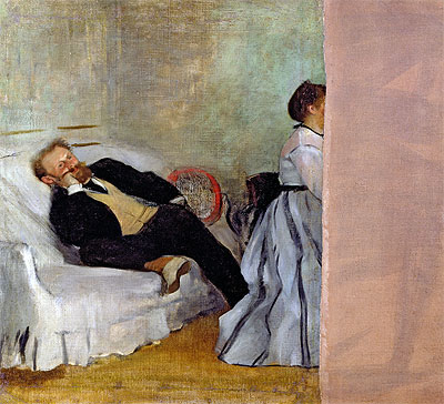 Monsieur and Madame Edouard Manet, c.1868/69 | Edgar Degas | Giclée Canvas Print