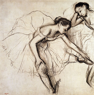 Two Dancers Resting, undated | Degas | Giclée Paper Art Print