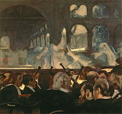 The ballet scene from Meyerbeer's opera 'Robert le Diable', 1876 | Edgar Degas | Giclée Leinwand Kunstdruck