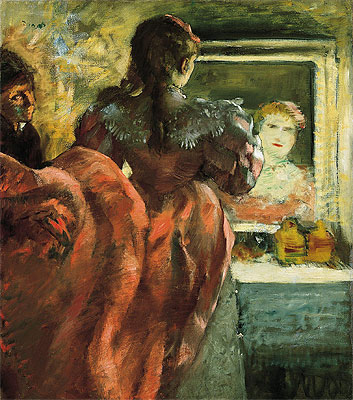 Degas | Actress in Her Dressing Room, c.1879 | Giclée Canvas Print