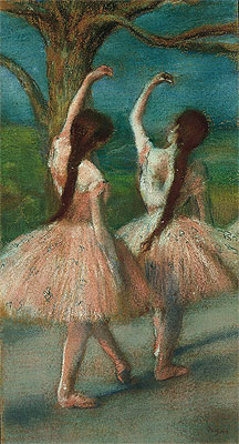 Ballerinas in Rosa, c.1883 | Edgar Degas | Giclée Papier-Kunstdruck