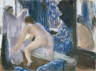 Woman Getting Out of the Bath, c.1877 | Degas | Giclée Paper Art Print