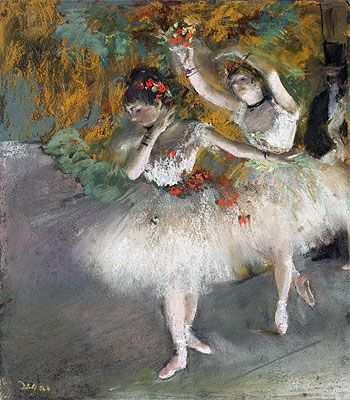 Two Dancers Entering the Stage, c.1877/78 | Degas | Giclée Paper Art Print