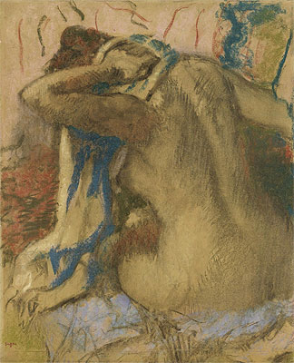 Frau beim Haaretrocknen, 1885 | Edgar Degas