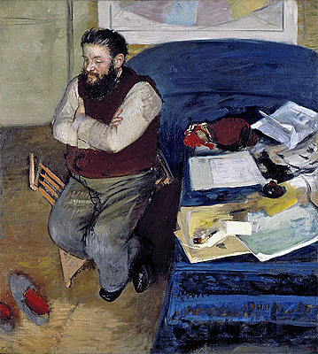 Diego Martelli, 1879 | Degas | Giclée Leinwand Kunstdruck