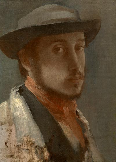 Self-Portrait, c.1857/58 | Degas | Giclée Canvas Print