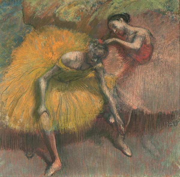 Two Dancers Yellow and Pink, 1898 | Edgar Degas