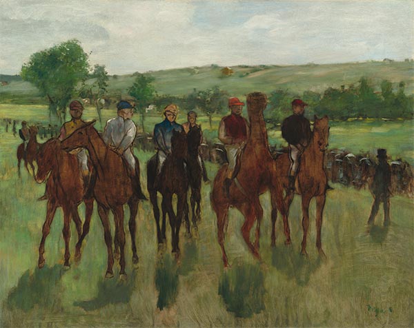Degas | The Riders, c.1885 | Giclée Canvas Print
