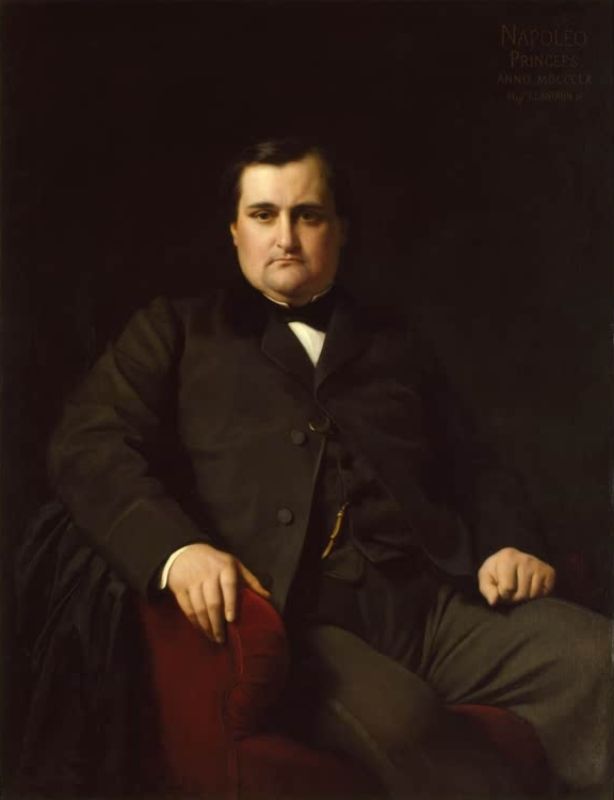 Napoleon Joseph Charles Paul Bonaparte als Prinz Napoleon, 1860 | Hippolyte Flandrin | Giclée Leinwand-Kunstdruck