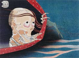 Ghost of Kohada Koheiji | Hokusai | Painting Reproduction