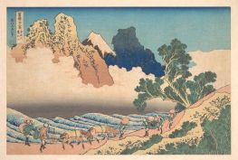 Blick von der anderen Seite des Fuji vom Minobu-Fluss, 1820 | Hokusai