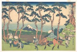 Hodogaya am Tokaido, 1830 | Hokusai