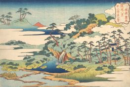 Die heilige Quelle bei Jogaku, 1822 | Hokusai